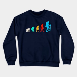 Evolution Of A Hiker Crewneck Sweatshirt